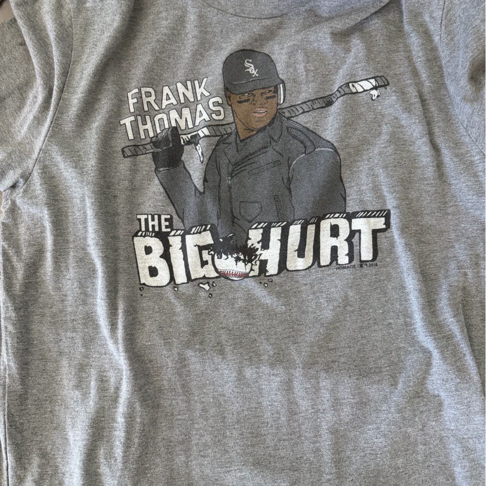 Homage Gray T-Shirt Frank Thomas White Sox
